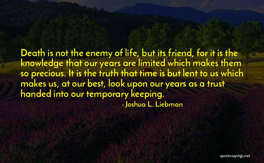 The Death Of A Friend Quotes By Joshua L. Liebman The Death Of A Friend Quotes By Joshua L. Liebman