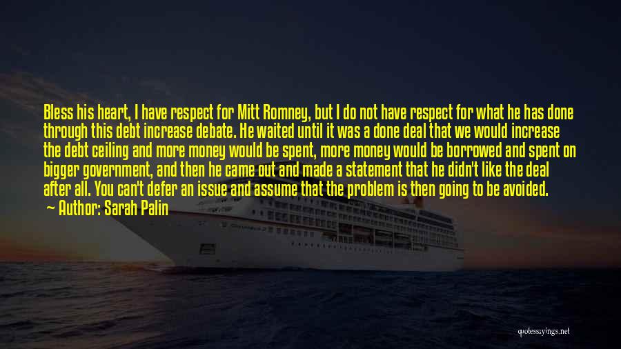 The Debt Ceiling Quotes By Sarah Palin