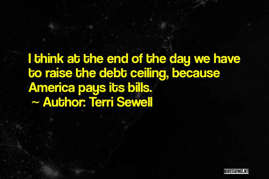 The Debt Ceiling Quotes By Terri Sewell