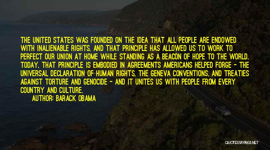 The Declaration Of Human Rights Quotes By Barack Obama