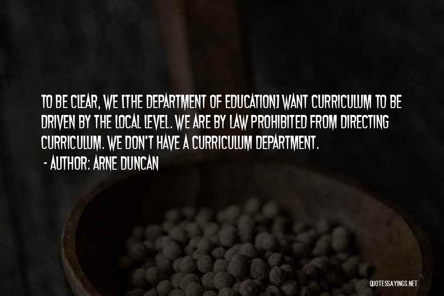 The Department Of Education Quotes By Arne Duncan