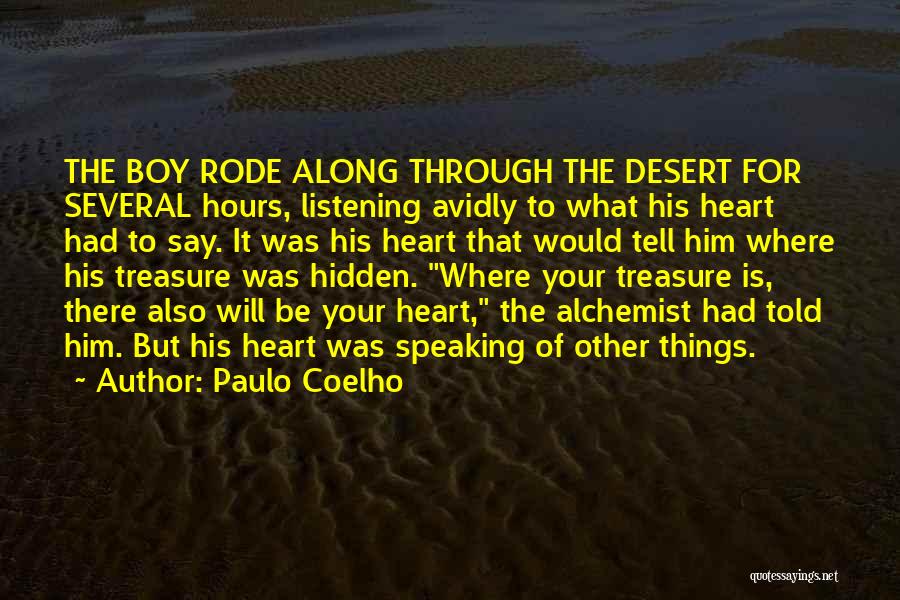 The Desert In The Alchemist Quotes By Paulo Coelho