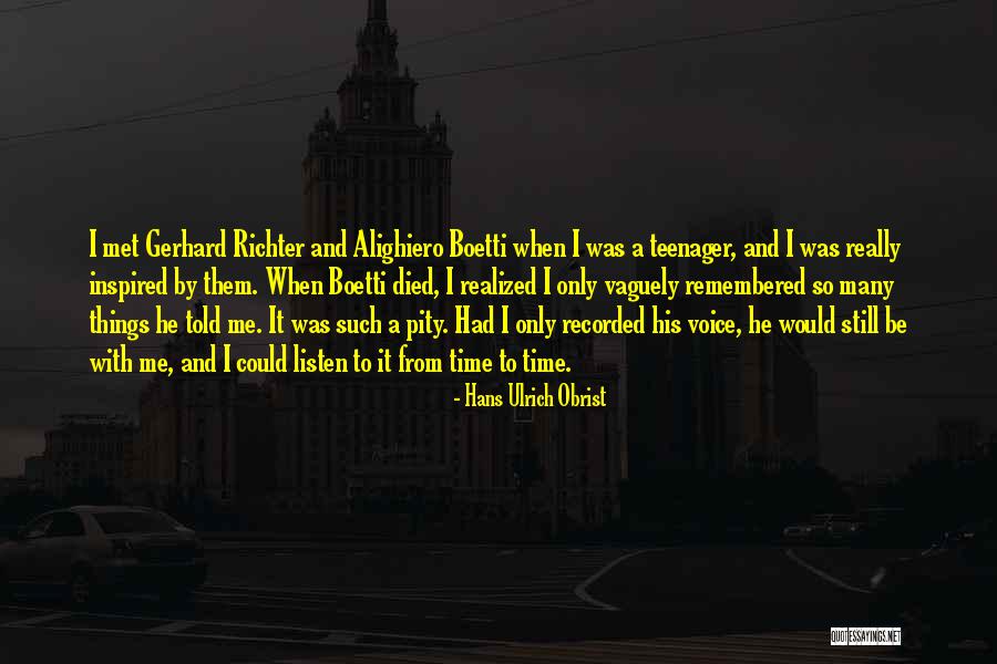 The Deserter Quotes By Hans Ulrich Obrist The Deserter Quotes By Hans Ulrich Obrist