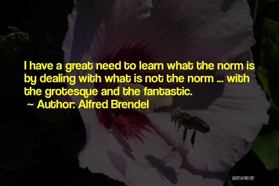 The Desire To Learn Quotes By Alfred Brendel