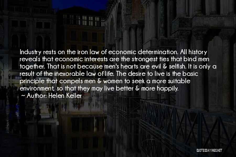 The Desire To Live Quotes By Helen Keller
