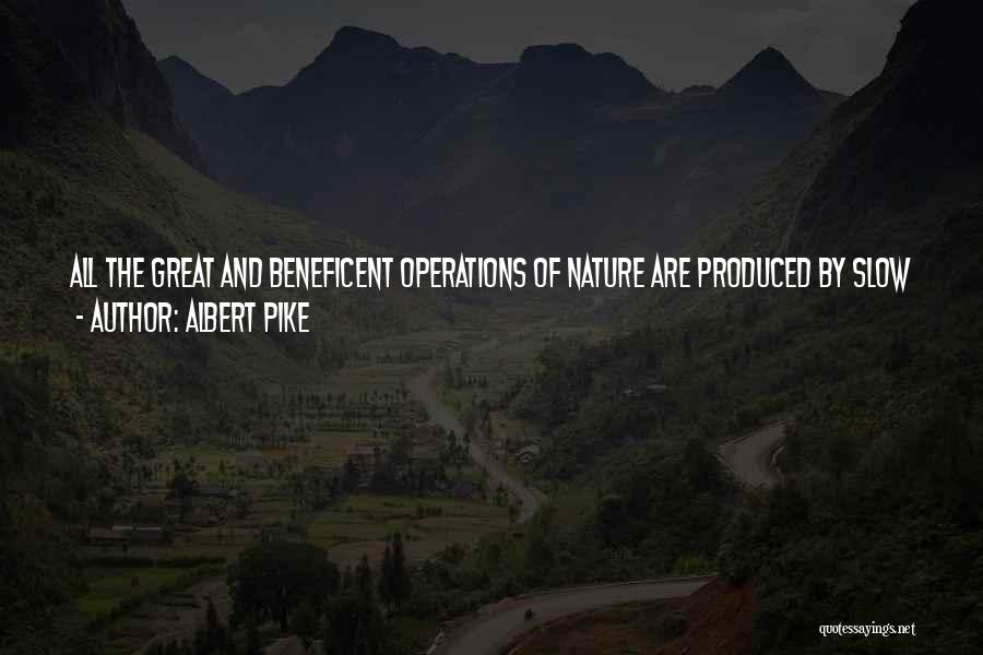 The Destruction Of Nature Quotes By Albert Pike