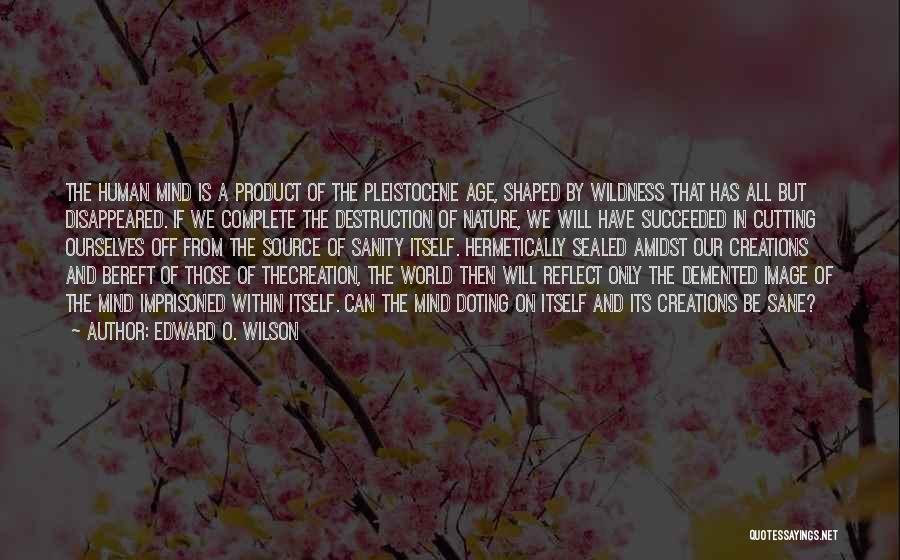 The Destruction Of Nature Quotes By Edward O. Wilson