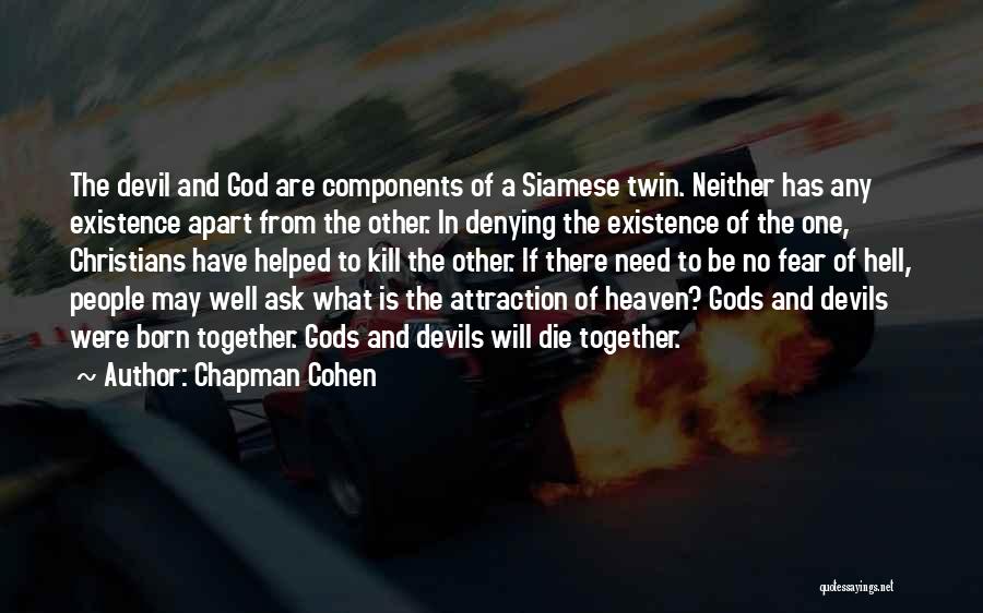 The Devil And Hell Quotes By Chapman Cohen