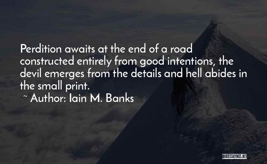 The Devil And Hell Quotes By Iain M. Banks