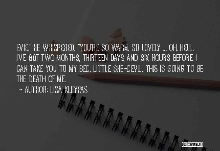 The Devil And Hell Quotes By Lisa Kleypas
