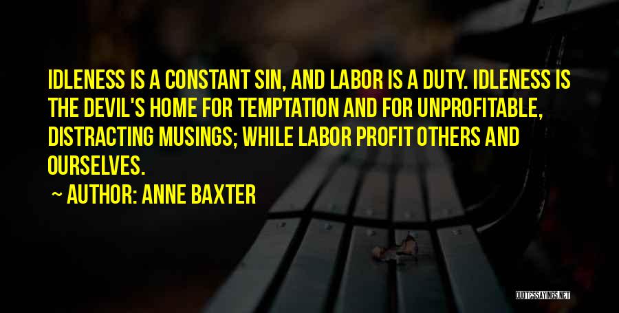 The Devil And Temptation Quotes By Anne Baxter