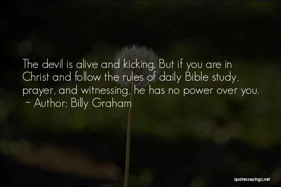 The Devil From The Bible Quotes By Billy Graham