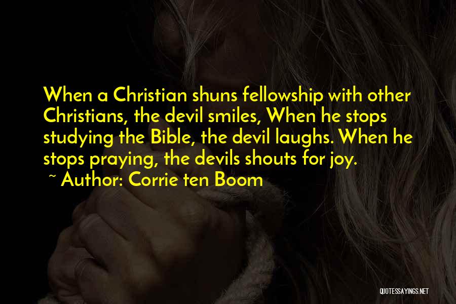 The Devil From The Bible Quotes By Corrie Ten Boom