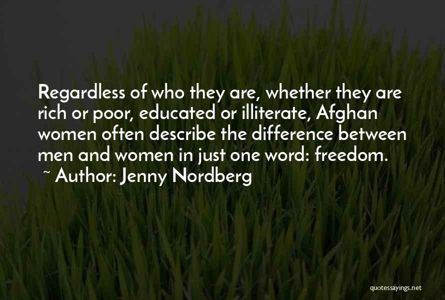 The Difference Between Rich And Poor Quotes By Jenny Nordberg