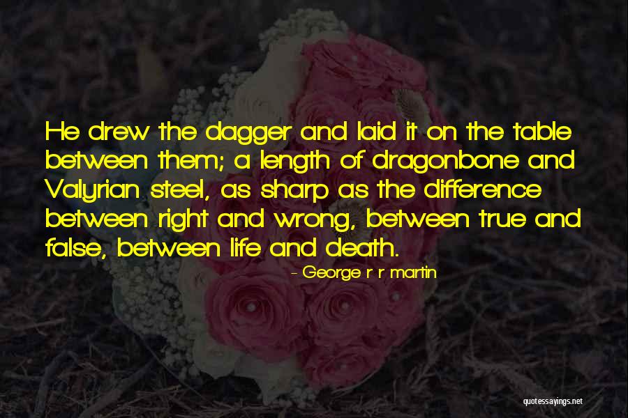 The Difference Between Right And Wrong Quotes By George R R Martin The Difference Between Right And Wrong Quotes By George R R Martin
