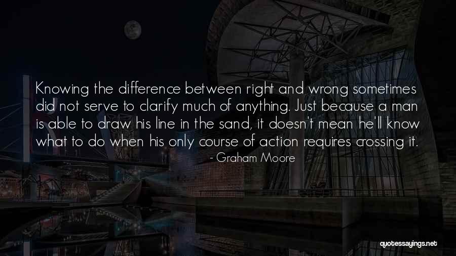 The Difference Between Right And Wrong Quotes By Graham Moore The Difference Between Right And Wrong Quotes By Graham Moore