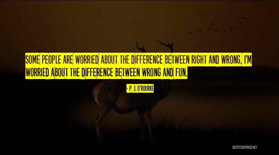 The Difference Between Right And Wrong Quotes By P. J. O'Rourke The Difference Between Right And Wrong Quotes By P. J. O'Rourke