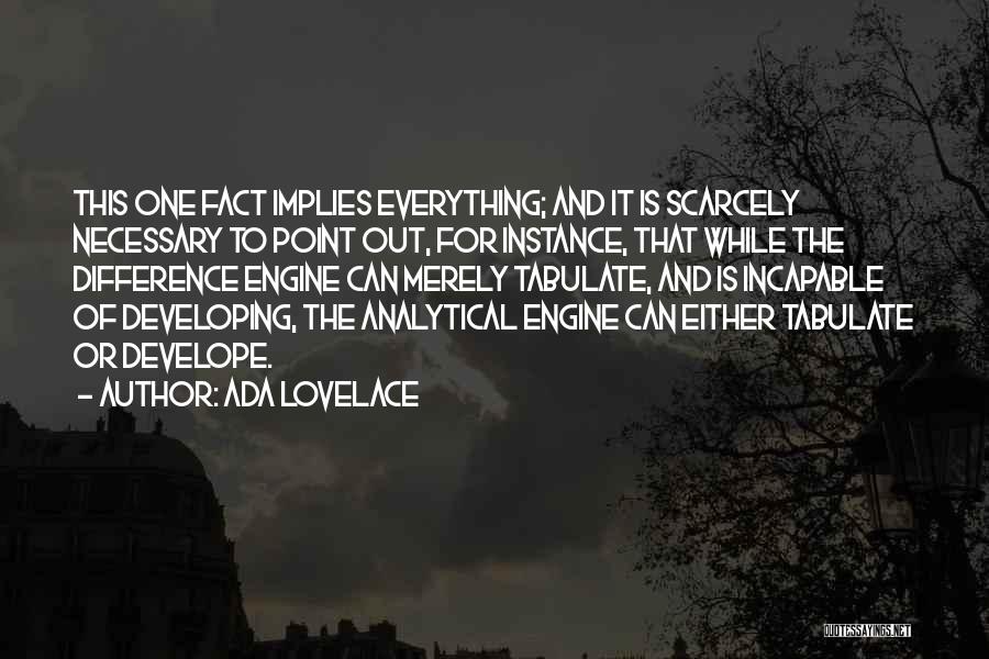 The Difference Engine Quotes By Ada Lovelace