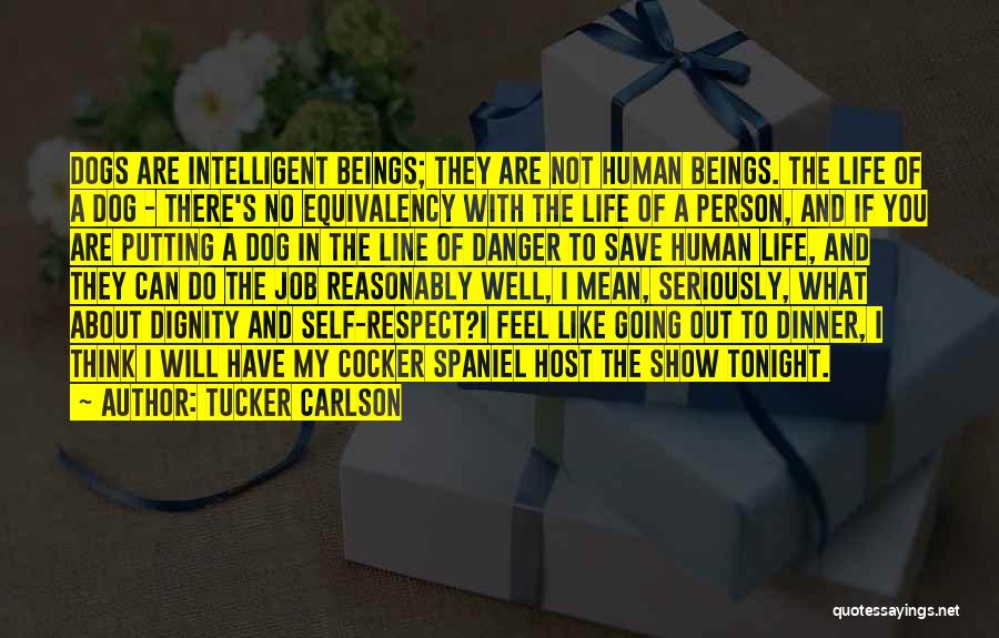 The Dignity Of Human Life Quotes By Tucker Carlson