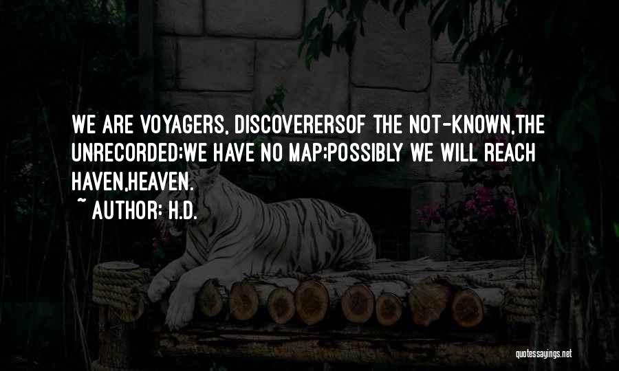 The Discoverers Quotes By H.D.