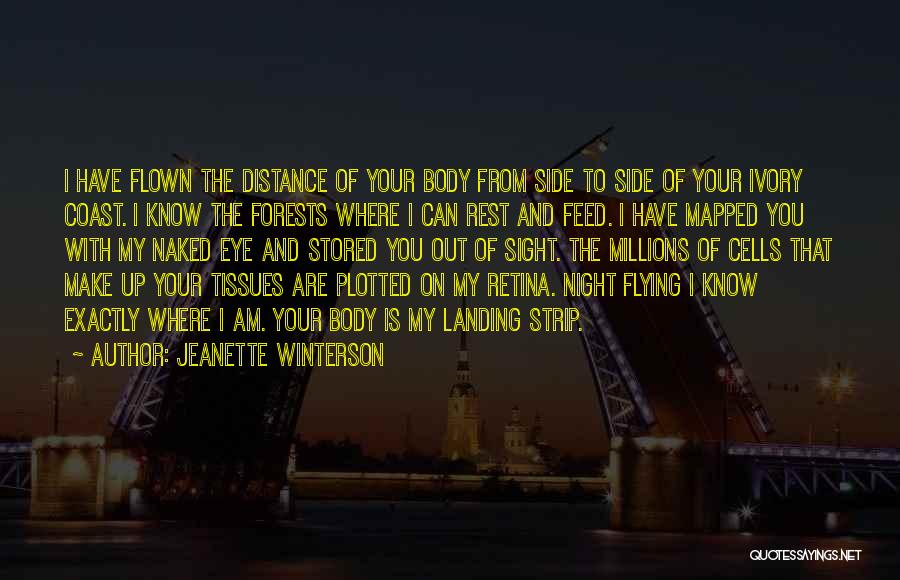 The Distance Quotes By Jeanette Winterson