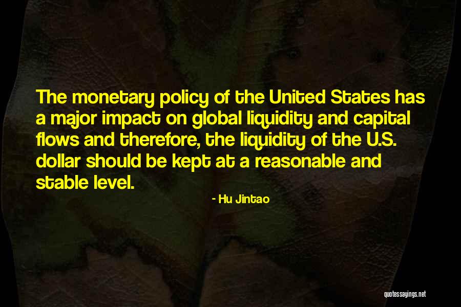 The Dollar Quotes By Hu Jintao