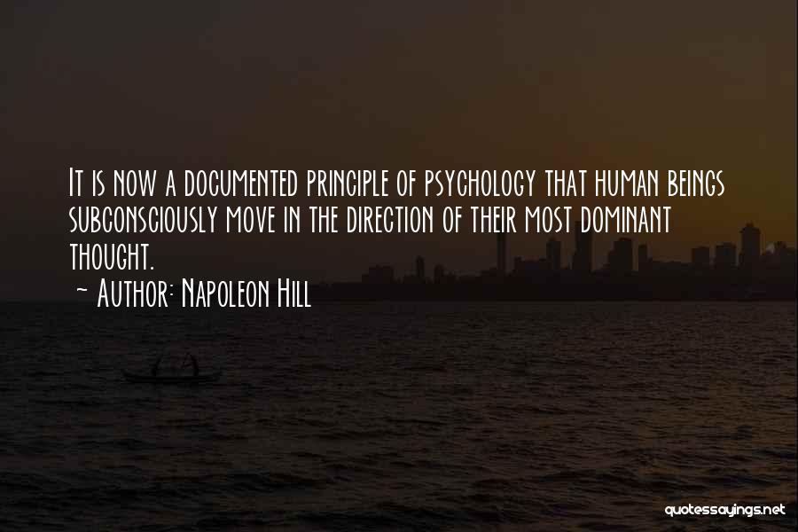 The Dominant Quotes By Napoleon Hill