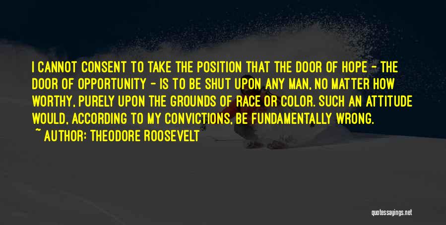 The Door Of Opportunity Quotes By Theodore Roosevelt