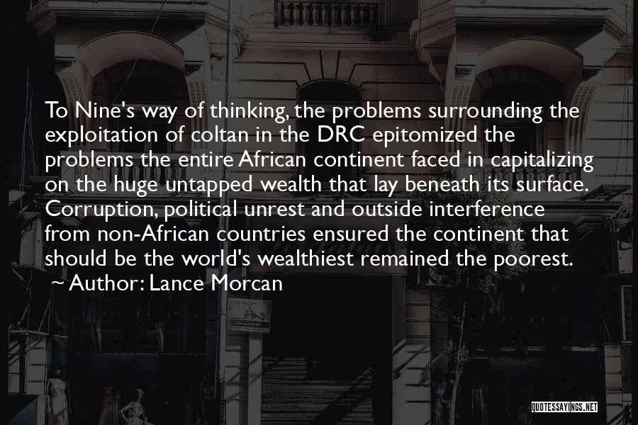 The Drc Quotes By Lance Morcan