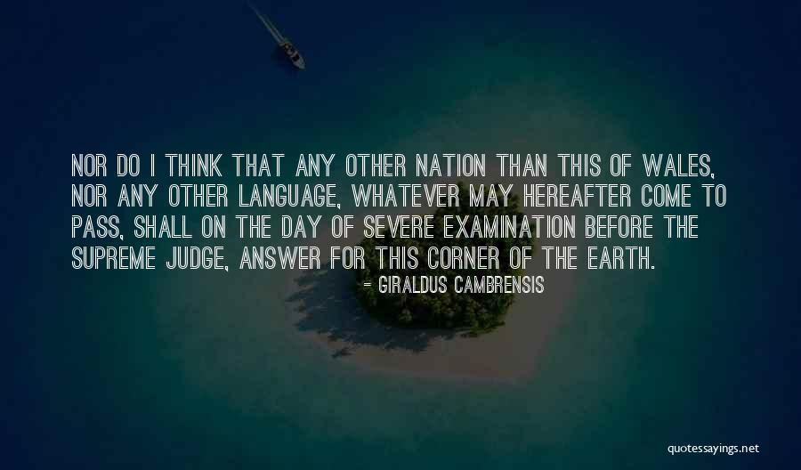 The Earth Day Quotes By Giraldus Cambrensis