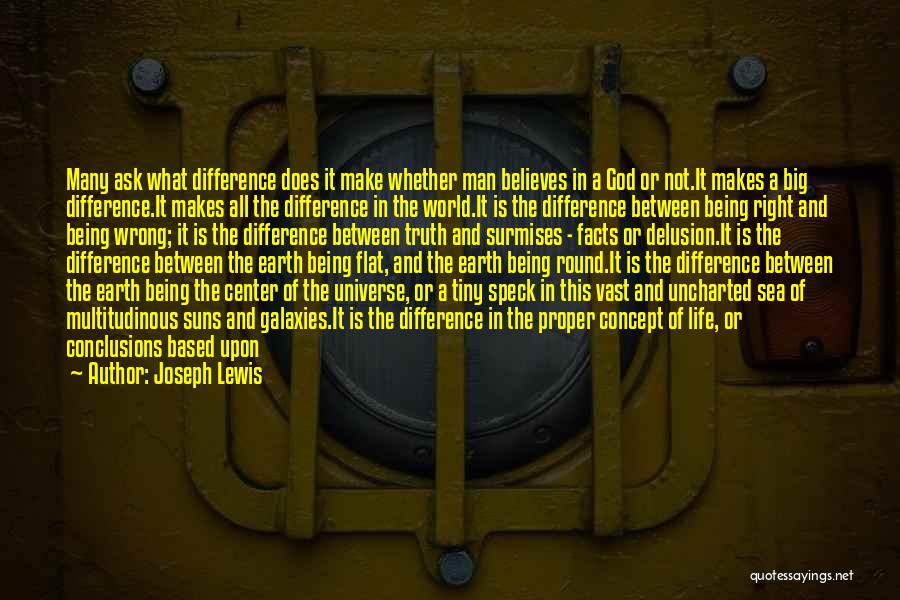 The Earth Is Round Quotes By Joseph Lewis