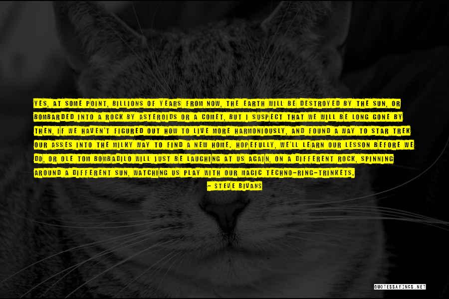 The Earth Spinning Quotes By Steve Bivans The Earth Spinning Quotes By Steve Bivans