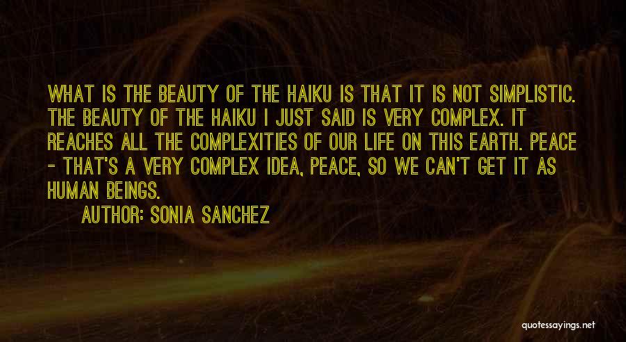 The Earth's Beauty Quotes By Sonia Sanchez