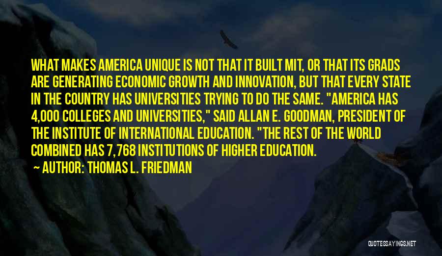 The Economic Growth Quotes By Thomas L. Friedman