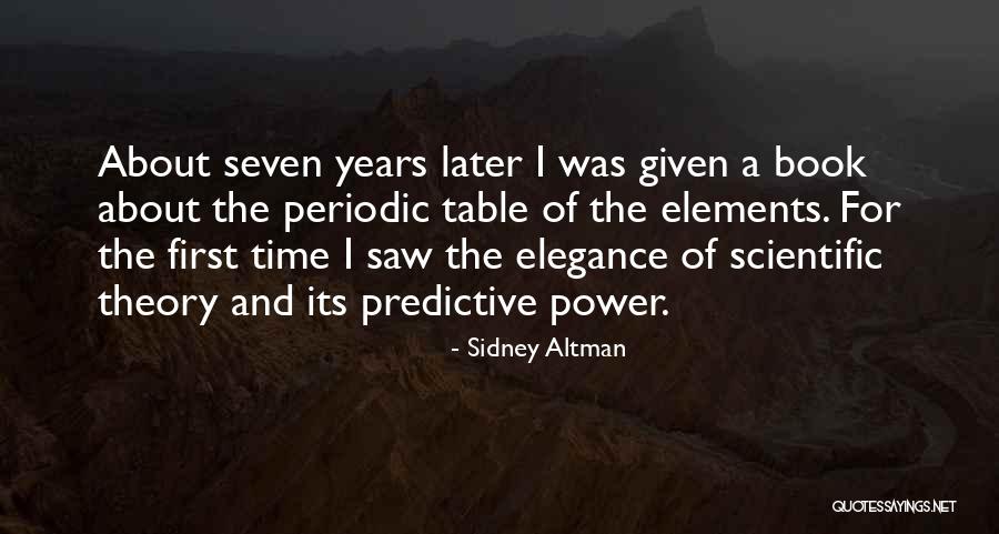 The Elements In The Periodic Table Quotes By Sidney Altman The Elements In The Periodic Table Quotes By Sidney Altman