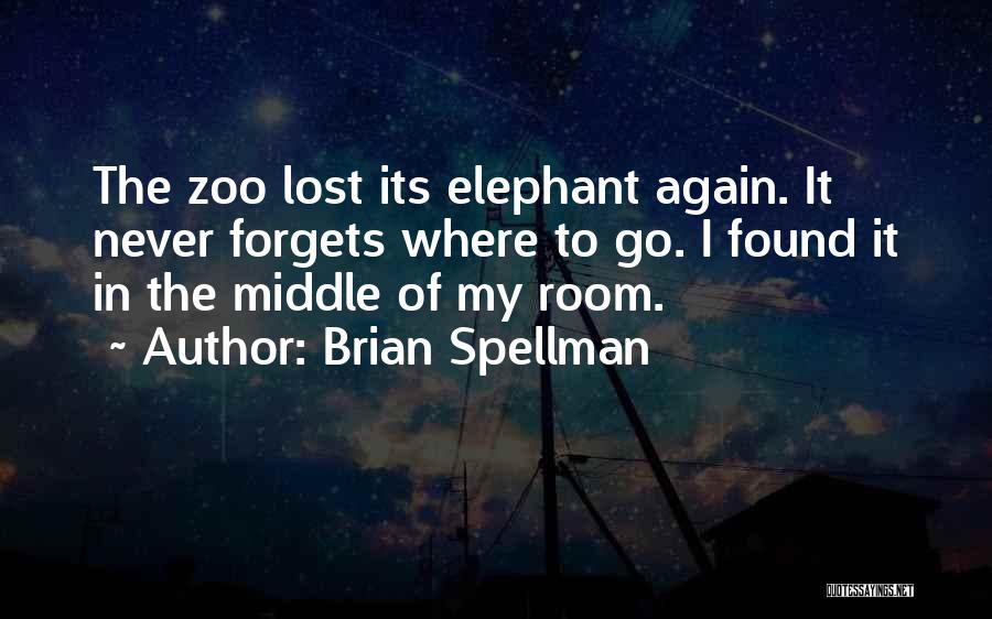 The Elephant In The Room Quotes By Brian Spellman