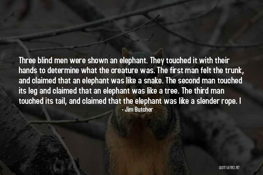 The Elephant Man Quotes By Jim Butcher