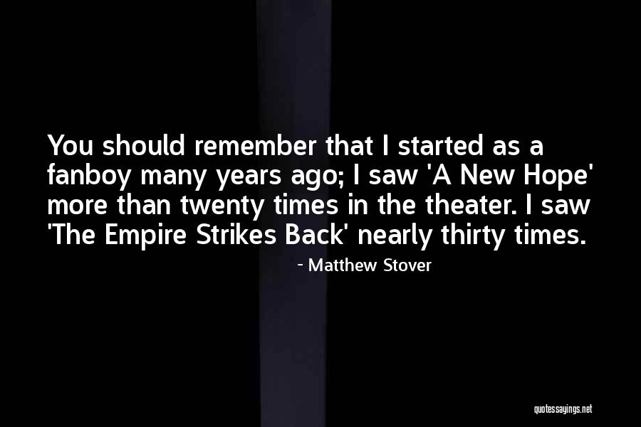 The Empire Strikes Back Quotes By Matthew Stover