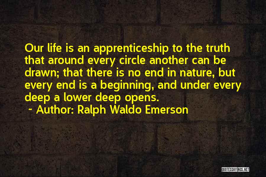 The End Is Another Beginning Quotes By Ralph Waldo Emerson