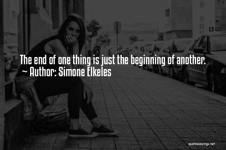 The End Is Another Beginning Quotes By Simone Elkeles