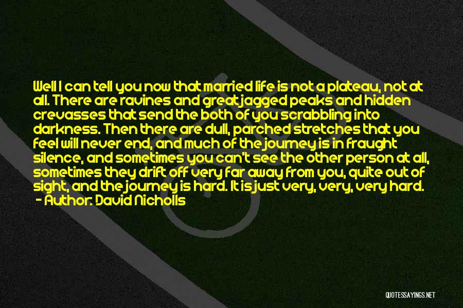The End Of A Journey Quotes By David Nicholls