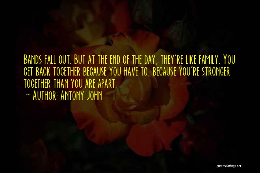 The End Of Fall Quotes By Antony John
