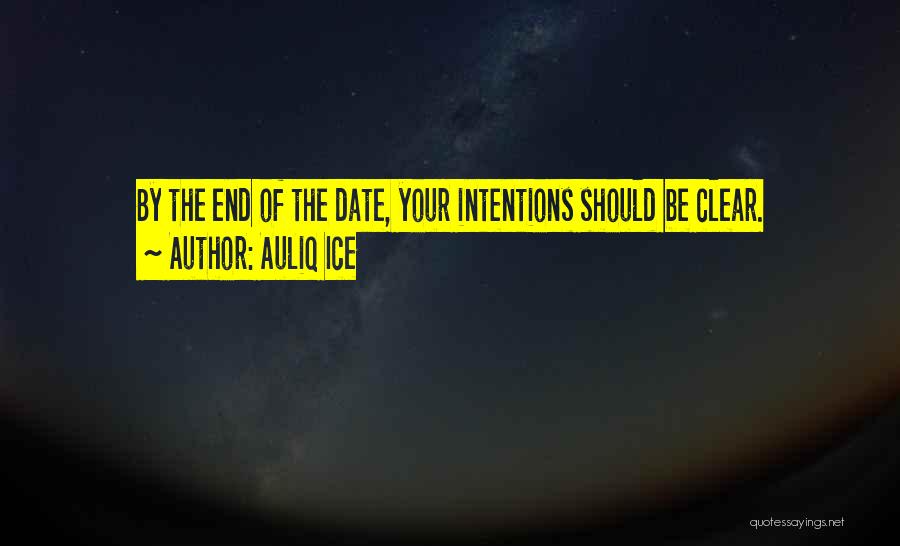The End Of Life Quotes By Auliq Ice