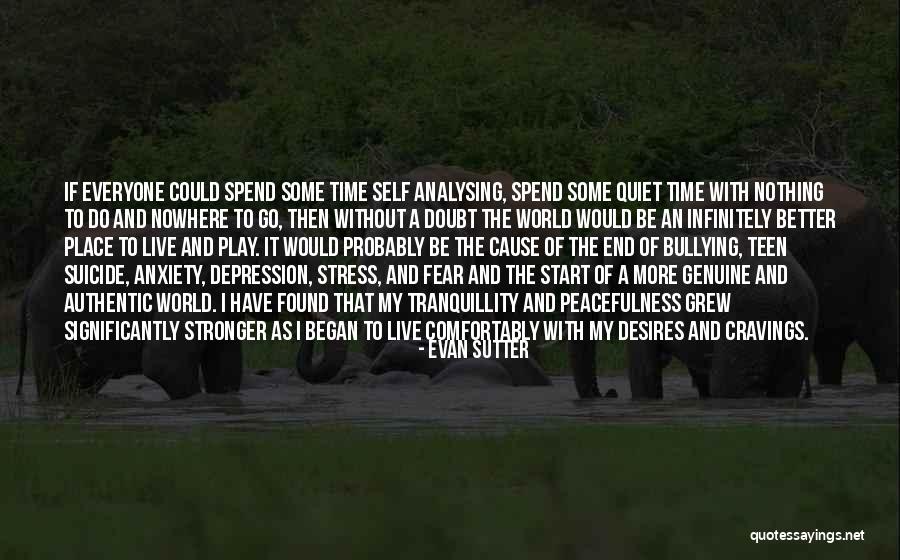 The End Of Stress Quotes By Evan Sutter The End Of Stress Quotes By Evan Sutter
