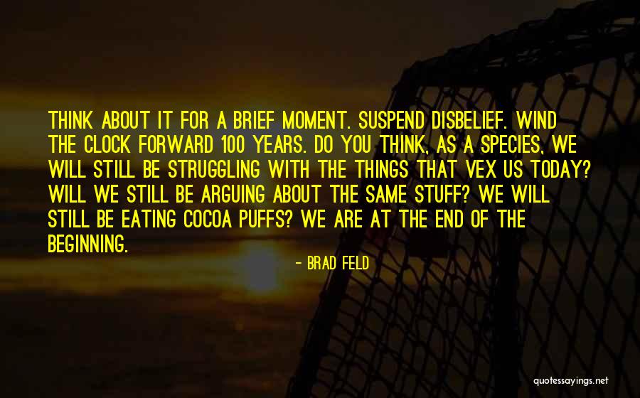 The End Of Struggling Quotes By Brad Feld