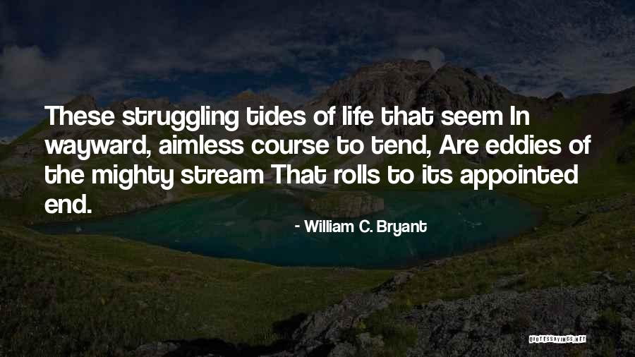 The End Of Struggling Quotes By William C. Bryant