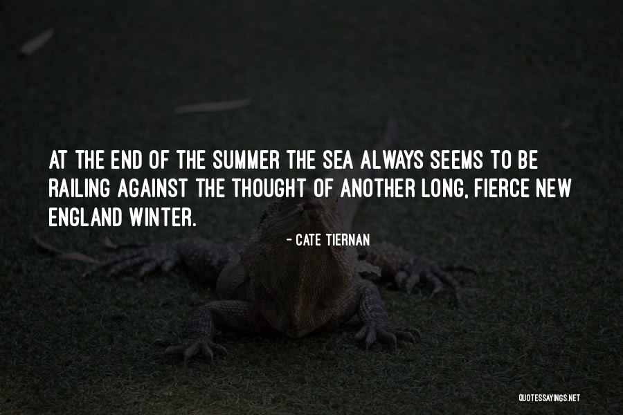 The End Of The Summer Quotes By Cate Tiernan The End Of The Summer Quotes By Cate Tiernan