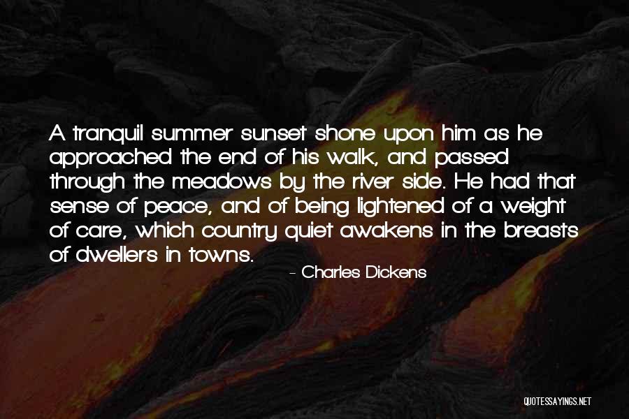 The End Of The Summer Quotes By Charles Dickens