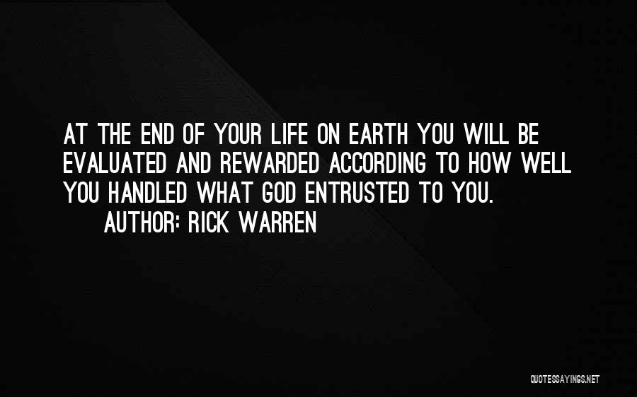 The Ends Of The Earth Quotes By Rick Warren