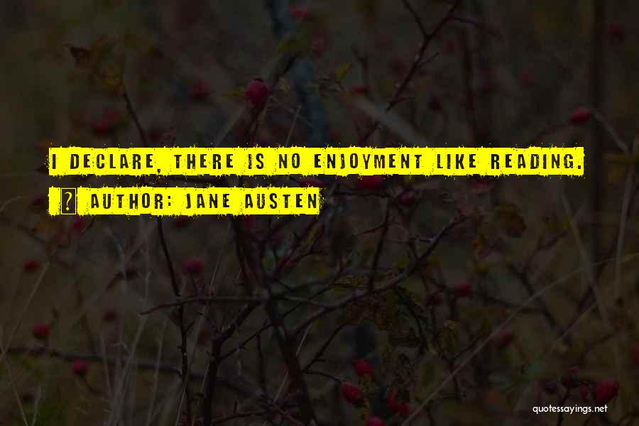 The Enjoyment Of Reading Quotes By Jane Austen